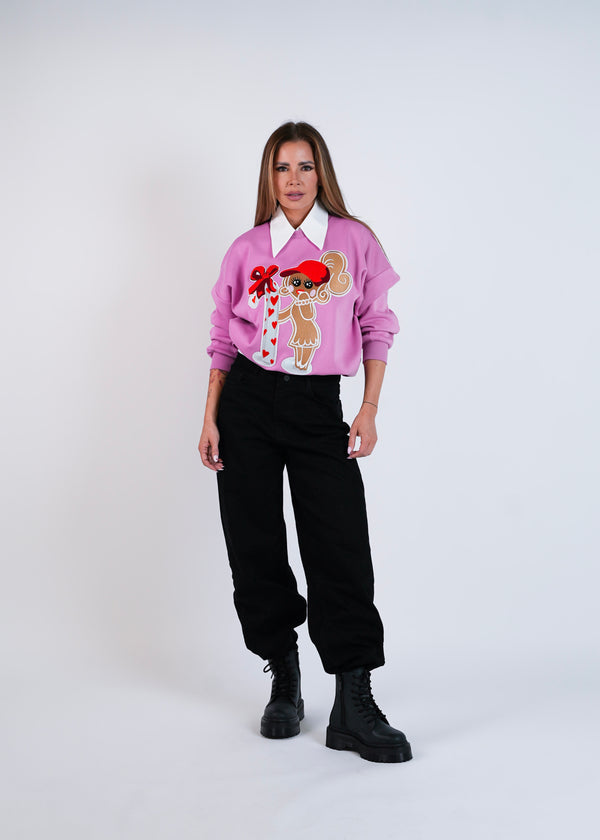 Dámská mikina "Paní Perníčková u tyče"